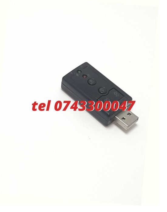 Placa De Sunet Usb Virtual 71 Plug And Play