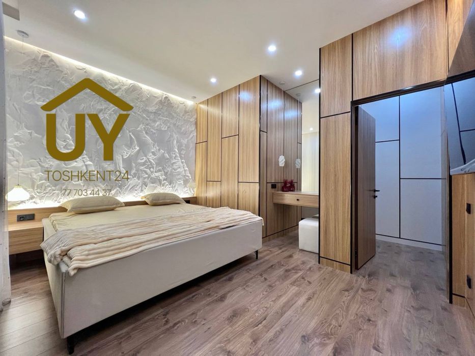 3 комнаты 104 м2 Махтумкули Poytaxt Residence 2 санузла с кадастром