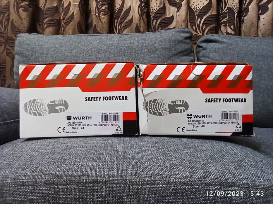 Работни обувки Wurth №41