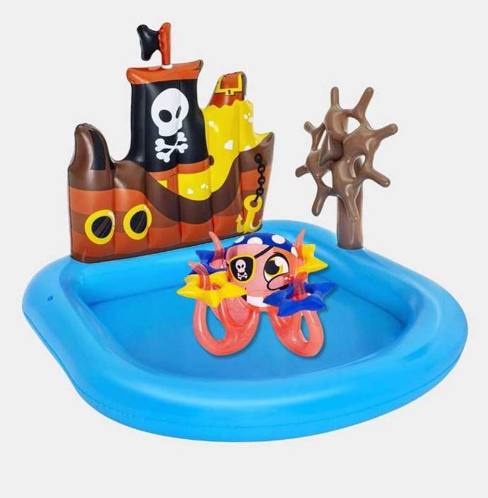 Бассейн надувной-140х130х104 см. 84 литр. Доставка бесплатно