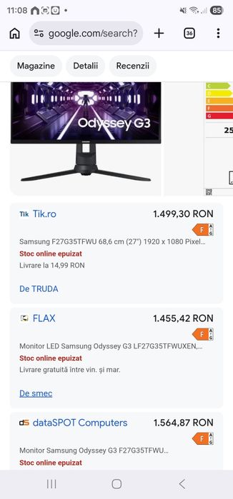 Monitor Gaming Samsung