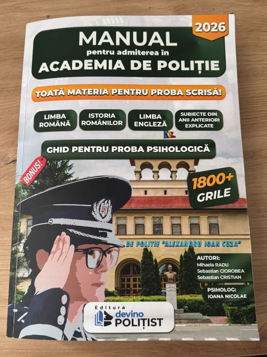 Carte admitere academia de politie