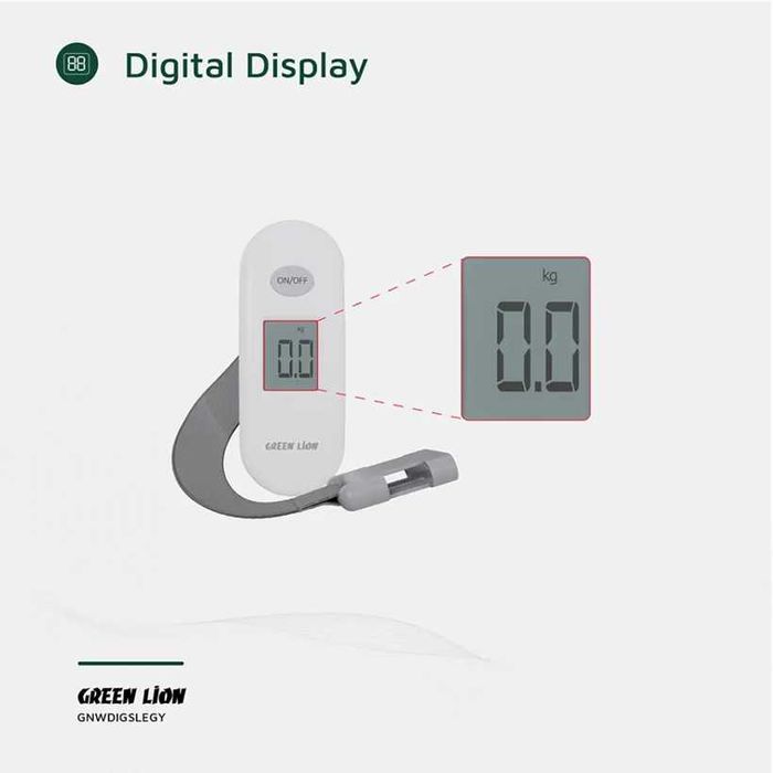 Green Lion Digital Luggage Scale Дорожные ручные весы для багажа