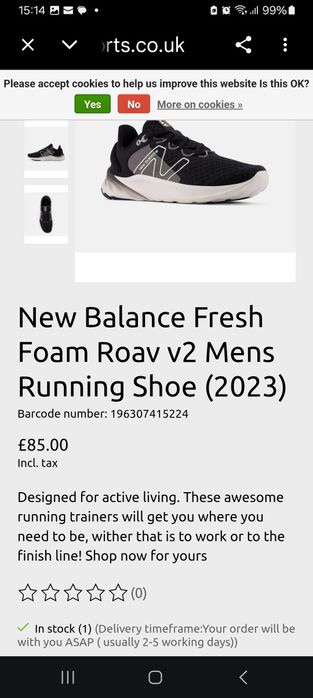 Adidasi Nou originali New Balance Nr.42,5