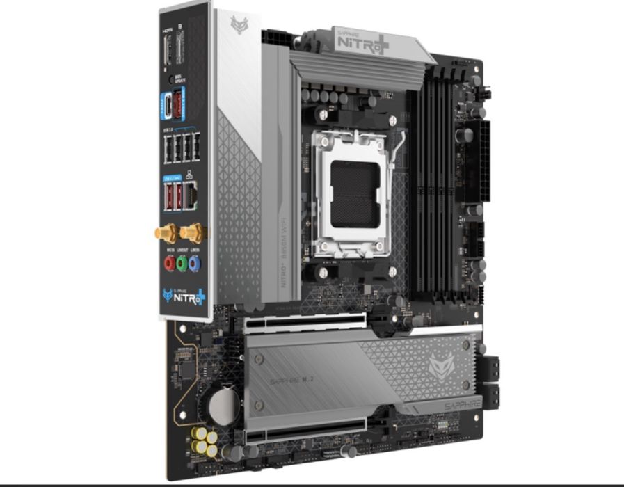 Дънна платка Sapphire Nitro B850 WiFi AM5 AMD Ryzen// Motherboard Sapphire Nitro+ B850M