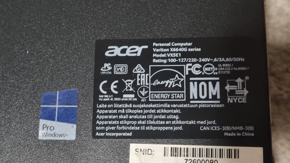 Unitate PC Office, Intel i5 6500/8GB RAM/Radeon 520 2GB/120GB SSD/RW
