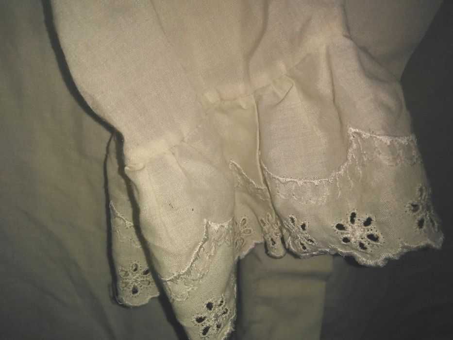 Pijama Noua broderii + dantela, camasa/bluza + pantaloni, M, L, XL,2XL