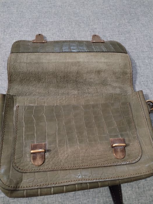 Кожаная сумка, размер 25*17