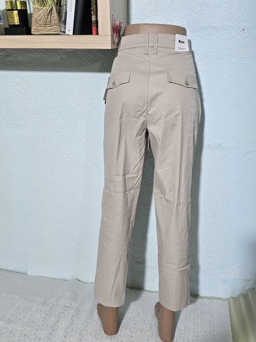 Pantaloni dama bej si corai,  marimi S, L, XL, XXL