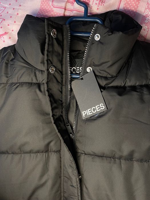 Чисто ново дамско зимно яке Pieces – размер M,с етикет, стилно и топло