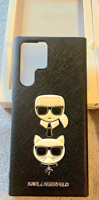 Оригинални калъфи за телефон  SAMSUNG GALAXY S22 ULTRA  от 6Е и 13 Е , Samsung  и Karl Lagerfeld и три бр. силиконови .