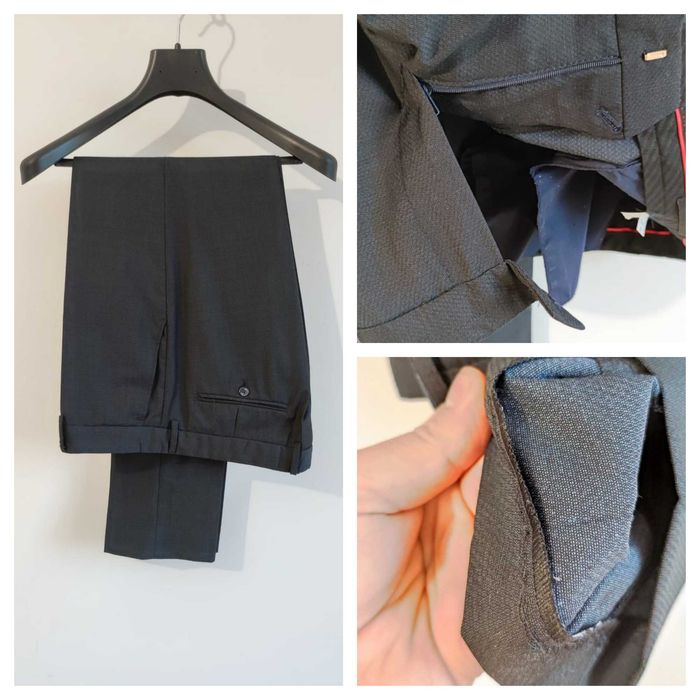 Costum nunta/botez gri + camasa + cravata
