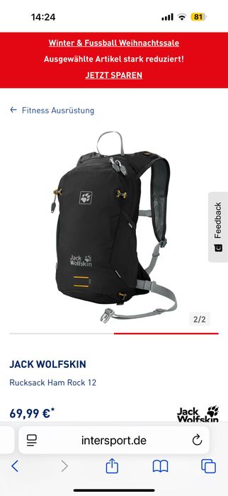 Rucsac JACK Wolfskin ham rock 12