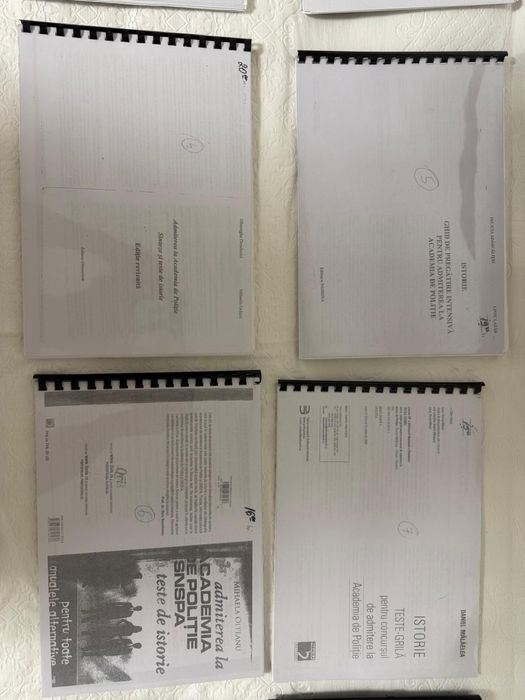 Vand cărți istorie  admitere academia de poliție.