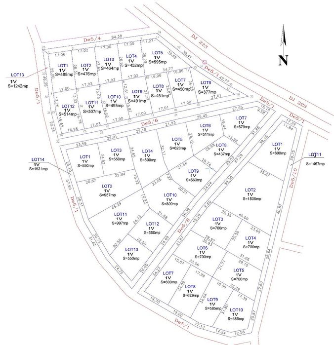 Parcele teren intravilan 438-30.000 mp