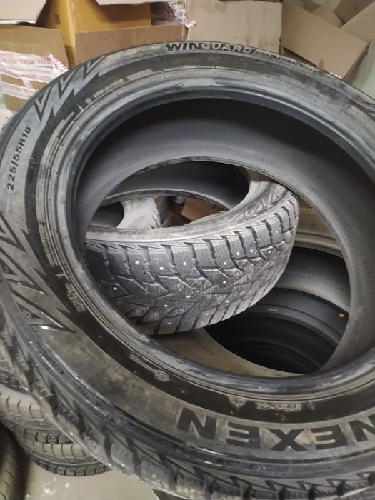 Автошина шипованная бу