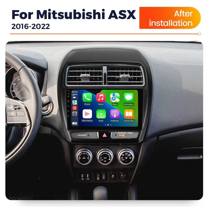 Navigatie Android 14 Mitsubishi ASX 2016 2022 1/8 Gb Waze CarPlay