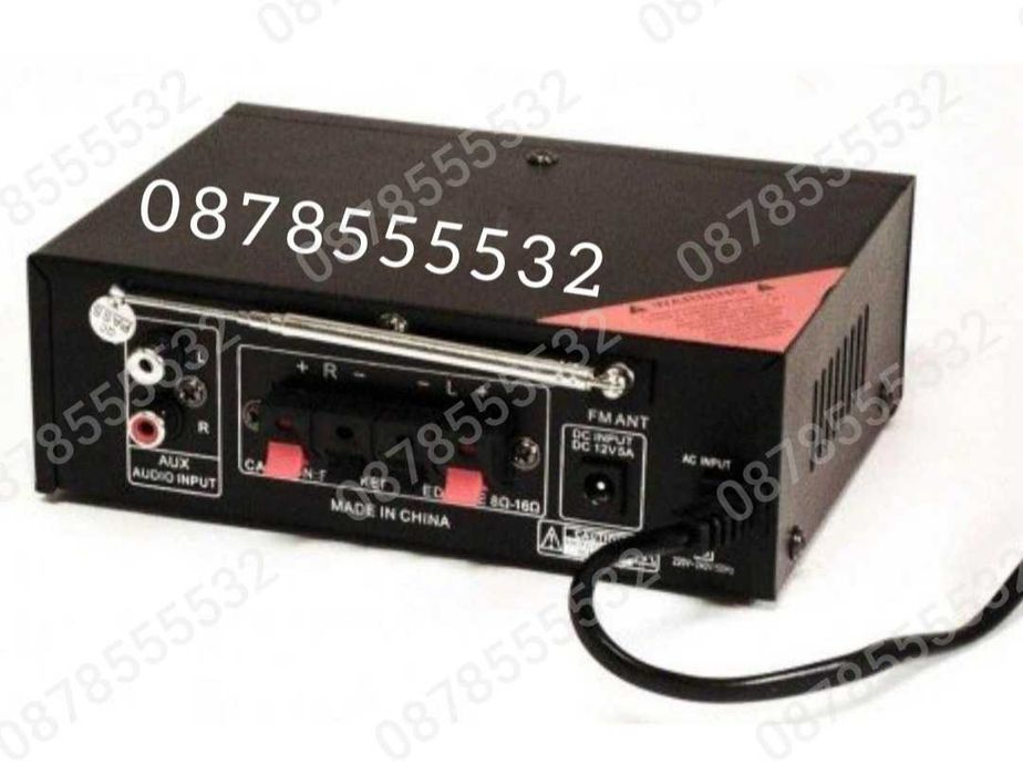 Мощен мини стерео усилвател SN-777BT Bluetooth/USB/FM