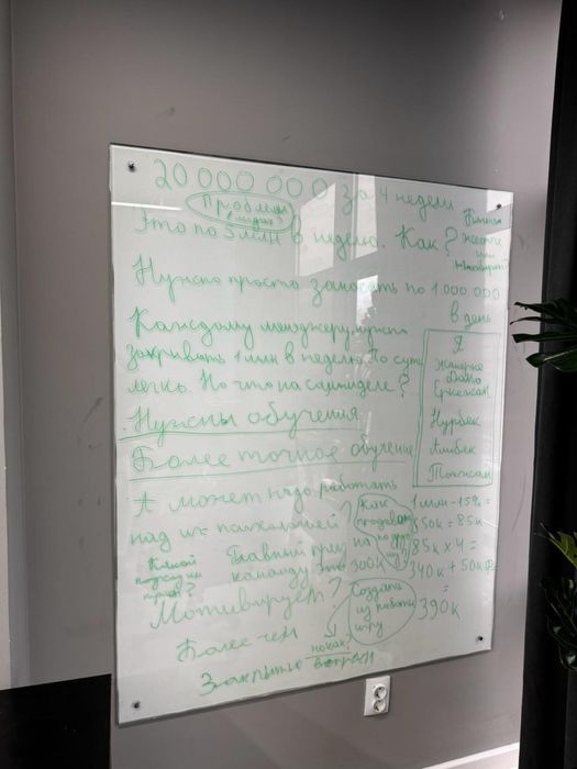 Стекло-доска под маркер