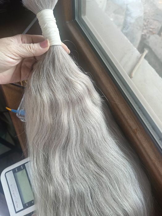 Натуральные волосы блонд и амбре