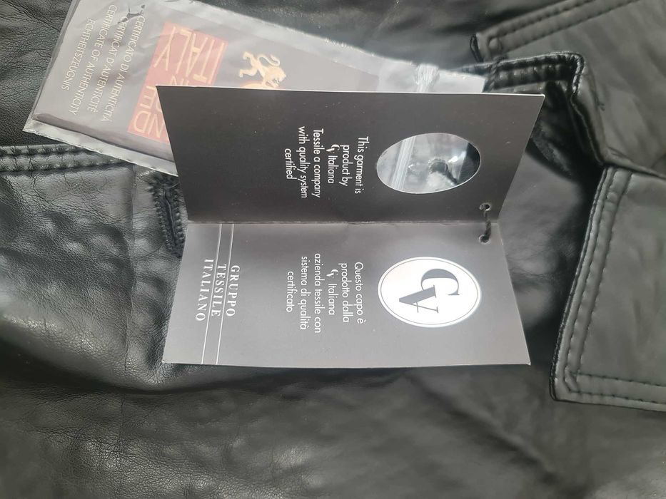 Мъжко кожено яке от естествена кожа HAND MADE ITALY