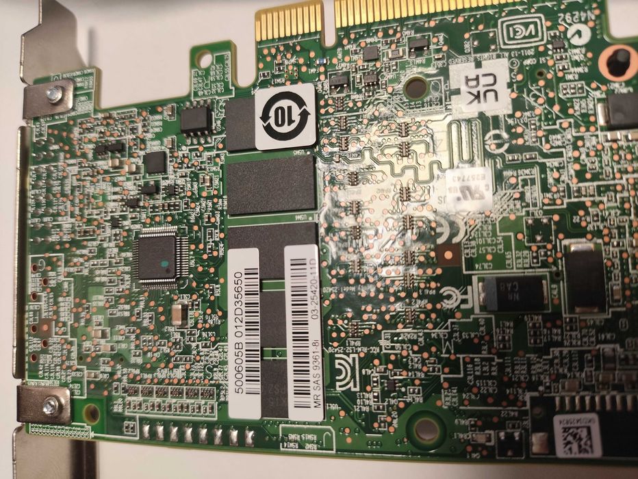 RAID контролер LSI/Broadcom MR SAS9361-8i +  (4x) SATA 10GTek