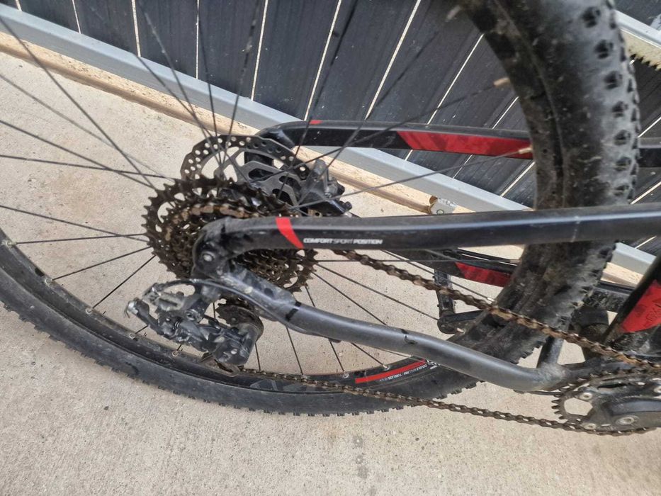 Bicicleta cu suspensie fata spate cadru XL roti 275 Rokrider