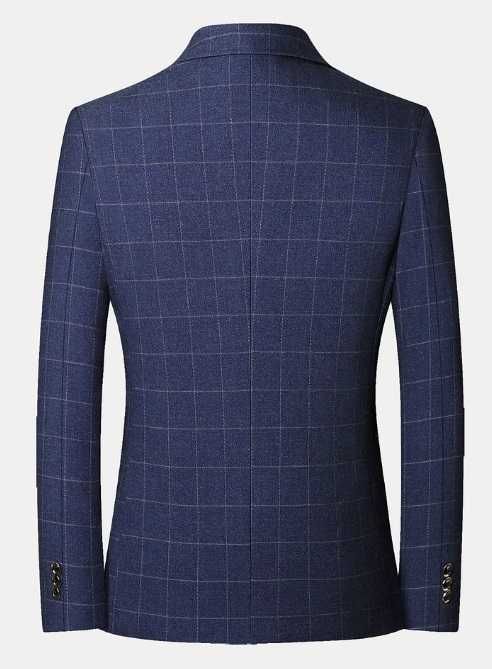 Sacou blazer slim 38 M slim Massimo Dutti NOU lana finest Italian navy