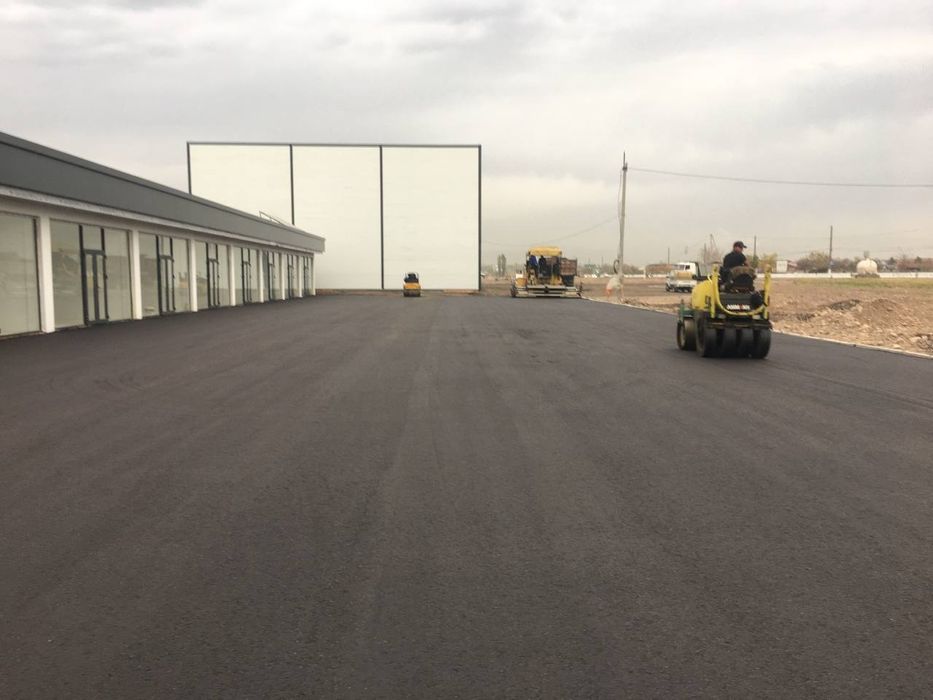 услуги по горячему асфальту и холодному асфальту