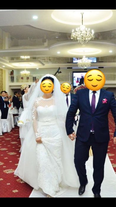 Счастливое свадебное платье