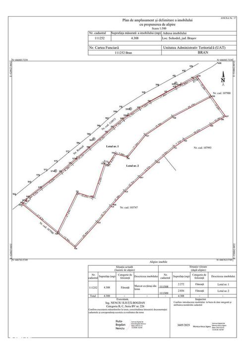 Teren de vanzare Bran Brasov oportunitate investitie