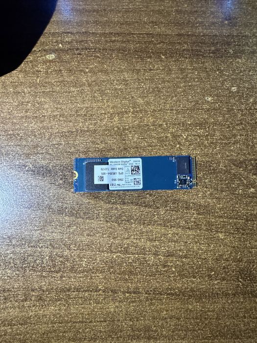 SSD NVMe 256 GB Western Digital