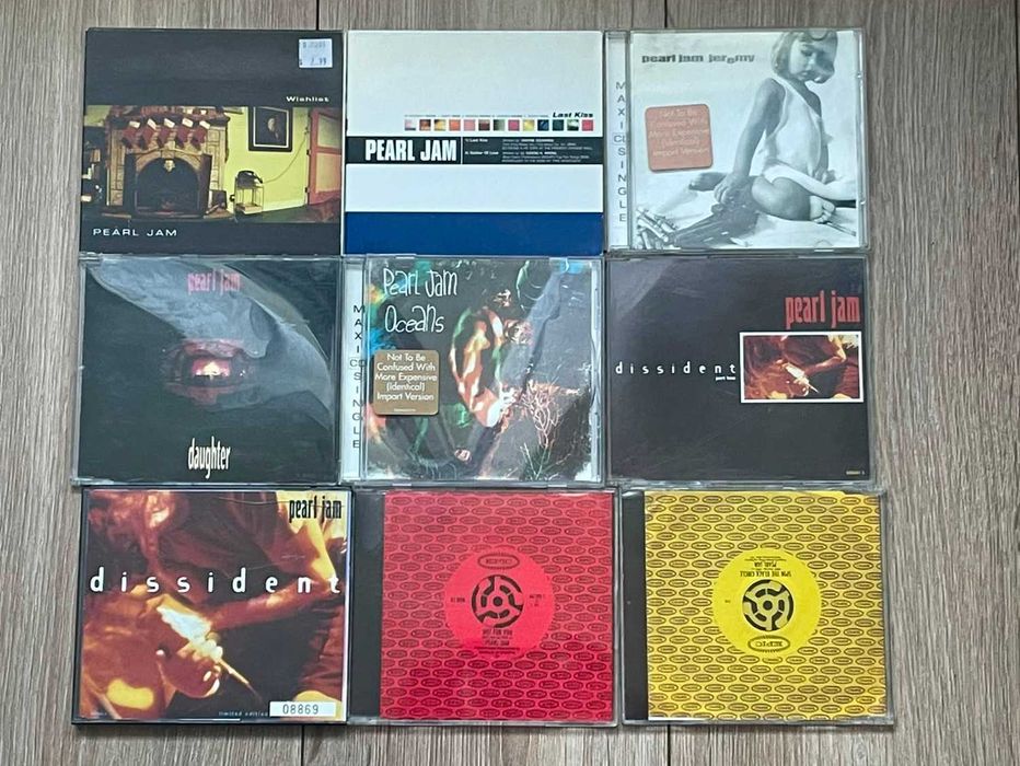 Colectie 28  cd-uri PEARL JAM  ( Grunge )