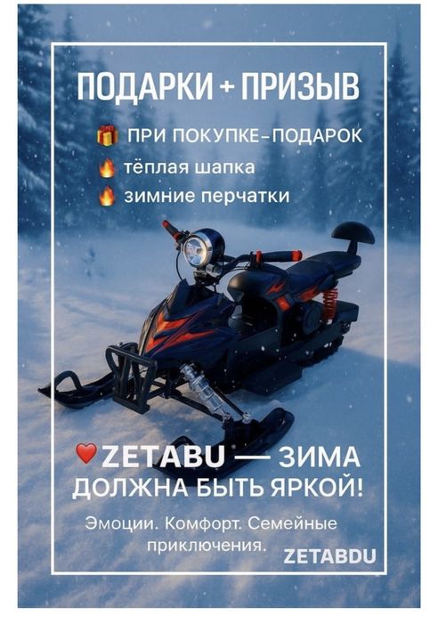 Снегоход электронный