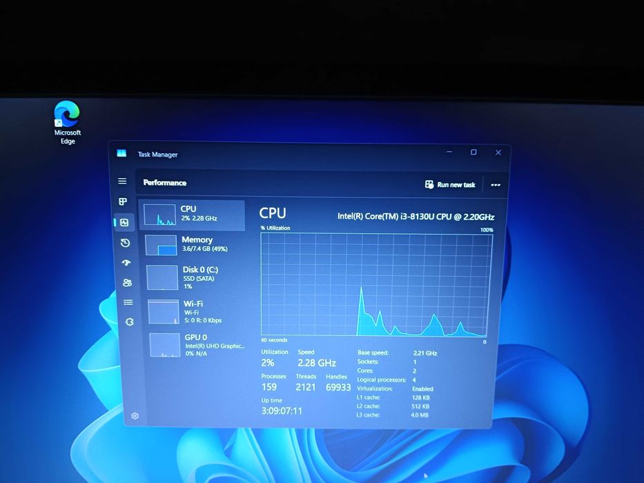 Laptop Lenovo V330-15IKB i3 Gen 8 / 8GB RAM / SSD 256GB / Win 11