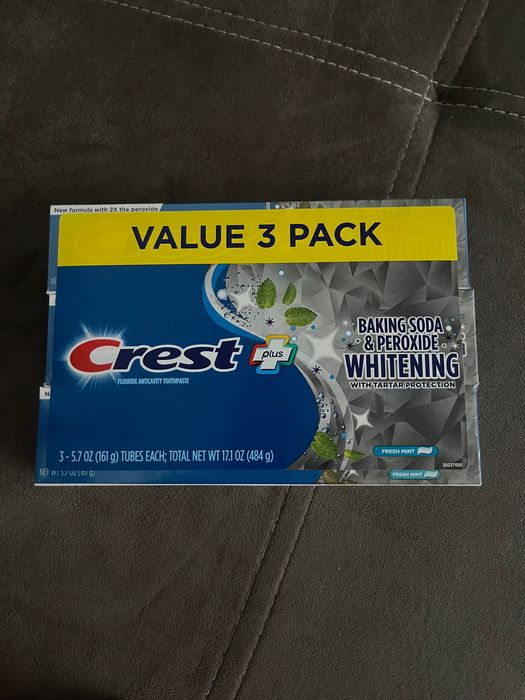 Crest-избелваща паста за зъби , 3бр. пакет, (161 g) всяка. Промо!