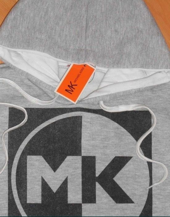 Hanorac cu gluga Michael Kors/bumbac vatuit