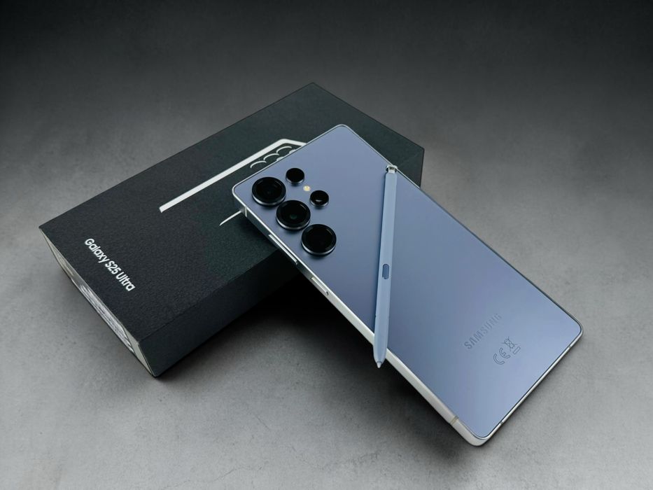 Samsung Galaxy S25 Ultra 512GB 12RAM Silverblue Titanium 100% Батерия! Перфекен! Гаранция!