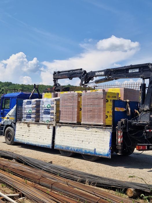 Vand camion MAN l200 cu macara