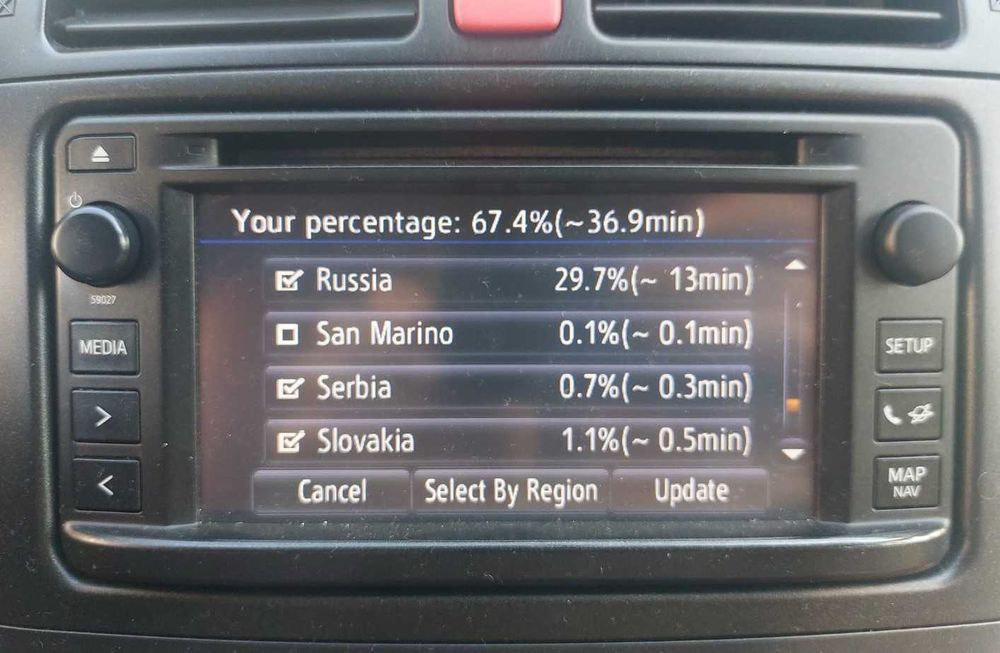 2026 карти Toyota Touch & Go ъпдейт навигация Тойота чрез USB + код