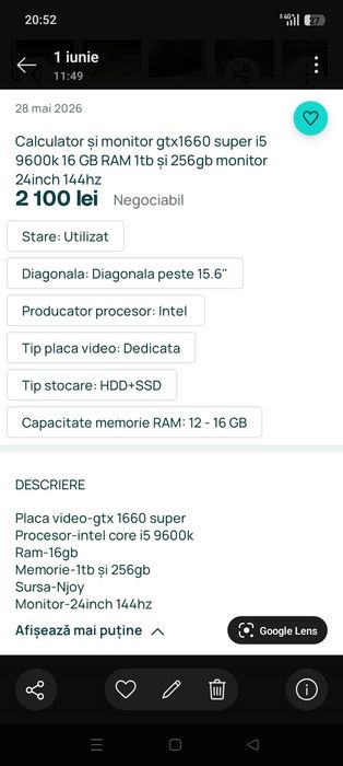Unitatea PC  gaming. Stare foarte buna