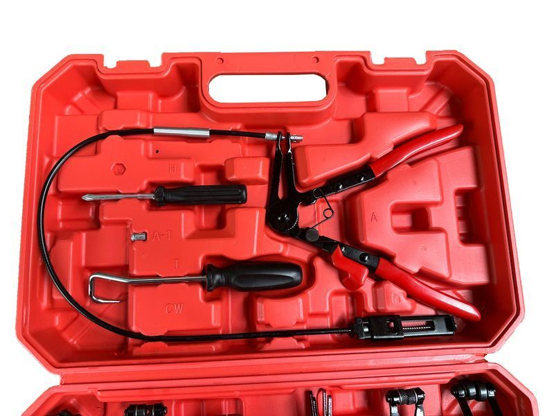 Комплект клещи за скоби водни съединения и маркучи, 9 бр. gebo tools