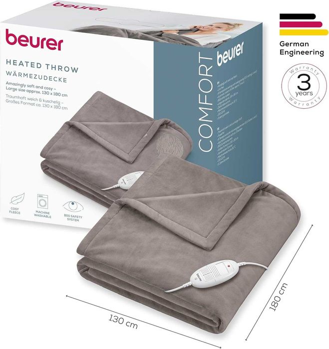 Електрическо Одеяло HD 75, 180 x 130 см, Автоматично Изключване