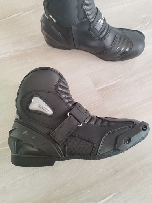 Мото екип с гащеризон, яке със сваляща подплата и обувки