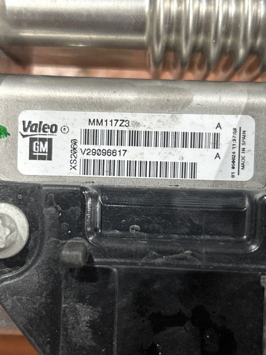 Racitor gaze cu EGR Opel astra K motor 1.6 cdti 81kw B16DTE