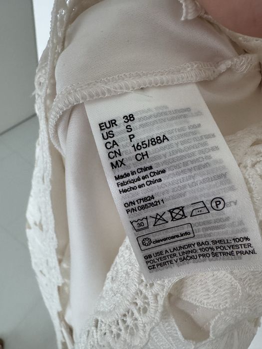 H&M - нова дантелена рокля размер М