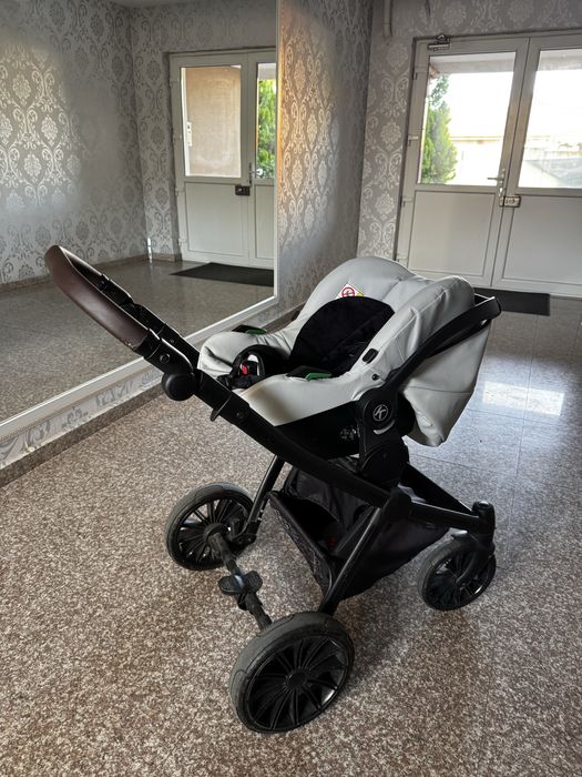Carucior 3 in 1 Rider Soft Light Grey – Krausman