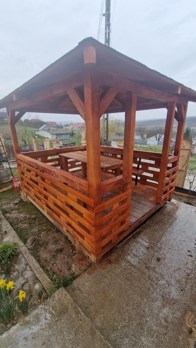 Vând și confecționez foișoare terase pergole căsuțe de grădină orice m