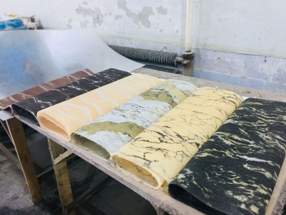 Гибкий камень Фасадные мраморные обои.  Усиленный . Оригинал Андижонда