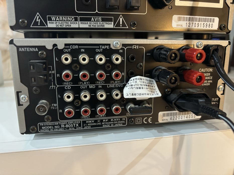 Onkyo R-805TX si Onkyo C-705TX made in Japan